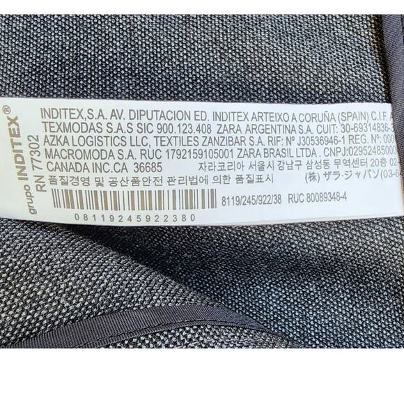 Zara Grey Jogger Style Pants Trousers 6 - Picture 6 of 12